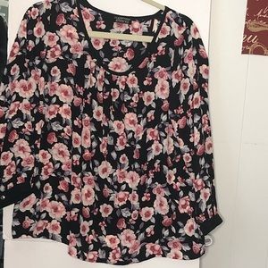 Stitch Fix Papermoon floral top size XL